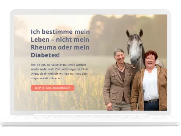Aufgeklappter Laptop